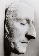 Thomas Pakenham, His death mask in his alma mater